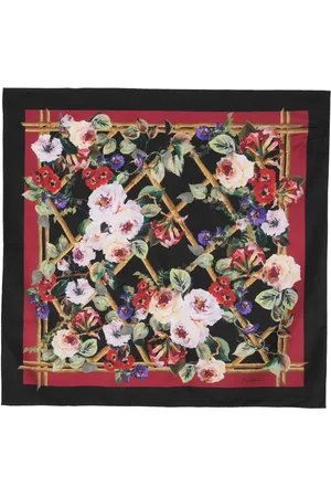 Dolce & Gabbana Floral-print silk scarf