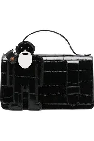 WALTER VAN BEIRENDONCK Crocodile-effect leather tote bag