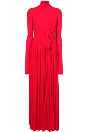 Proenza Schouler Meret tie-detail maxi dress