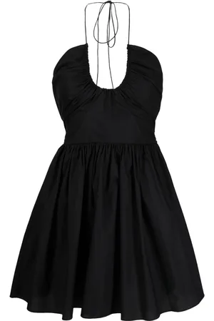 MATTEAU Halterneck cotton minidress