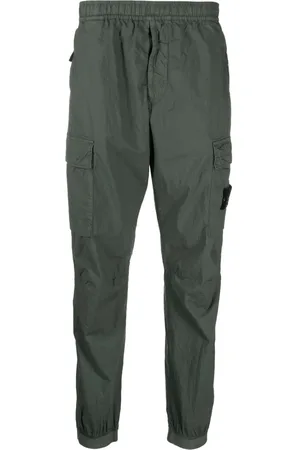 Stone Island Compass-badge tapered cargo trousers