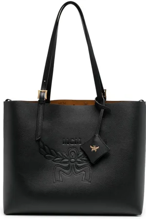 MCM Medium Himmel logo-embossed leather bag