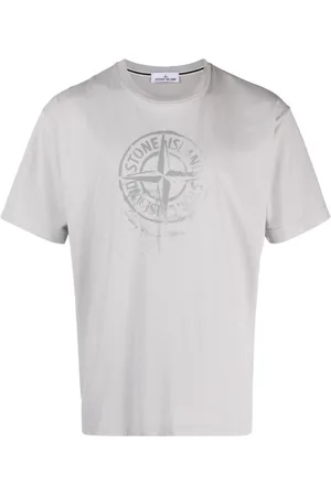 Stone Island Compass-print cotton T-shirt