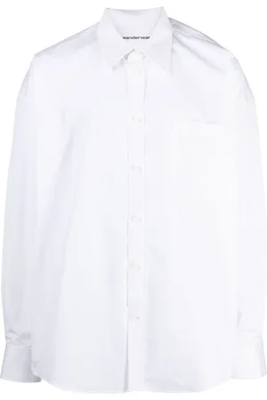 Alexander Wang Long-sleeve poplin cotton shirt