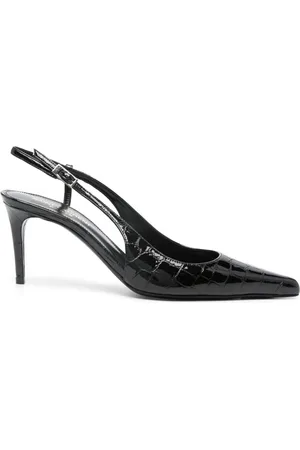 Saint Laurent 80mm slingback leather pumps