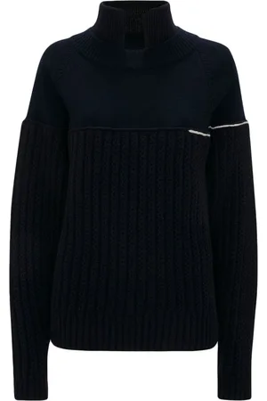 Victoria Beckham Collar-detail wool jumper