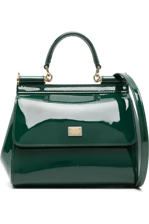 Dolce & Gabbana Medium Sicily patent-leather tote bag