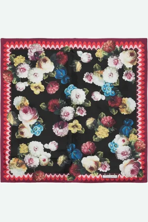 Dolce & Gabbana Floral-print silk scarf