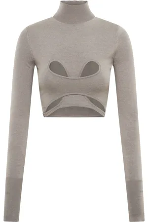 DION LEE Mobius Loop cropped top