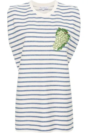 J.W.Anderson Grape towelling tank top