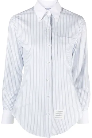 Thom Browne Stripe-pattern cotton shirt