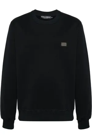 Dolce & Gabbana Logo-plaque jersey sweatshirt