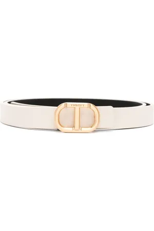 Twin-Set Oval T buckle leather