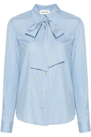 P.A.R.O.S.H. Pussy-bow silk shirt