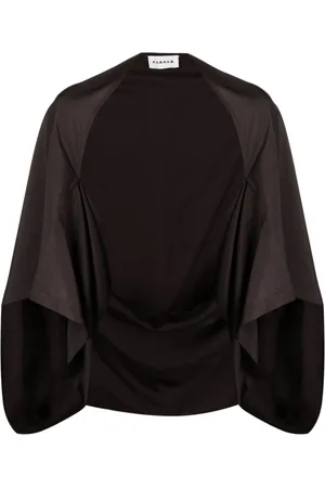 P.A.R.O.S.H. Open-front silk bolero