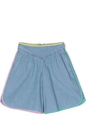 Stella McCartney Wide-leg cotton shorts