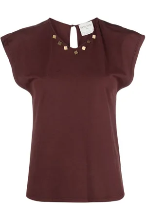 FORTE FORTE Studded cotton blouse