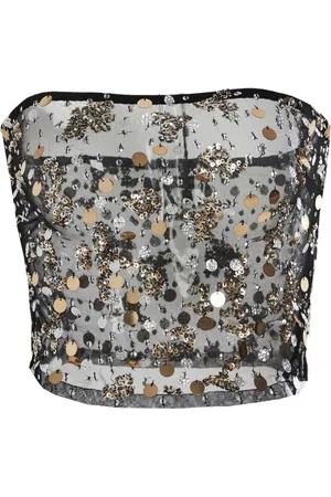 Retrofete Venus semi-sheered top