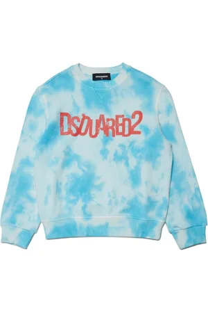 Dsquared2 Tie-dye print cotton sweatshirt