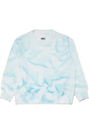 Maison Margiela Marble-print cotton sweatshirt