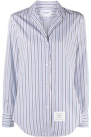 Thom Browne Stripe-print long-sleeved shirt
