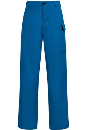 Marni Cargo-pocket straight-leg trousers