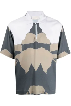 Limitato Quake abstract-print polo shirt