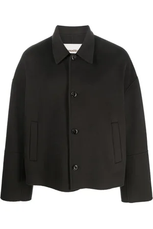 Nanushka Wool-silk cropped jacket