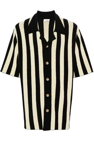 Nanushka Striped camp-collar shirt