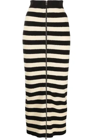 Nanushka Nima striped terry-cloth skirt