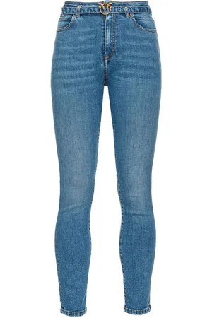 Pinko Belted skinny jeans