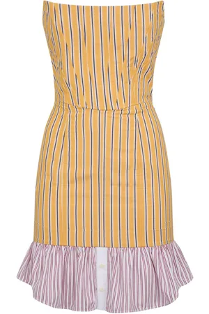 Dsquared2 Striped flared minidress