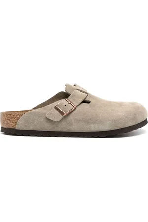 Birkenstock Boston suede slippers