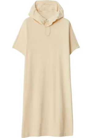 Burberry Towelling hooded cotton dress