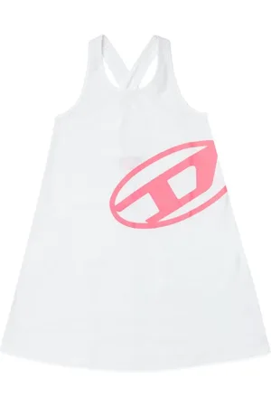 Diesel Logo-print cotton tank dress