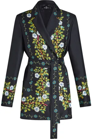 Etro Floral-print silk jacket