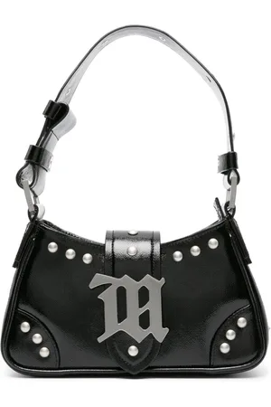 MISBHV Logo-plaque leather tote bag