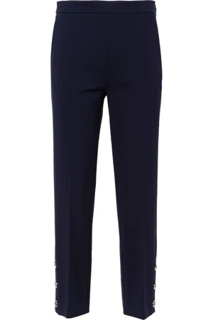 Twin-Set Straight-leg cropped trousers