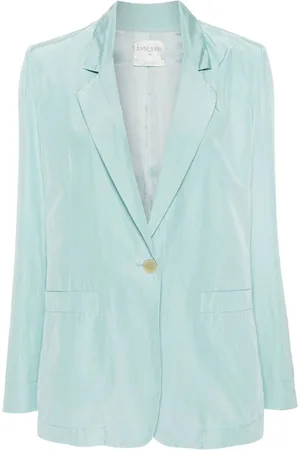 FORTE FORTE Single-breasted satin blazer