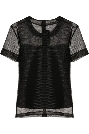 Gloria Coelho Short-sleeve cotton-blend T-shirt