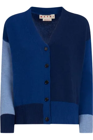Marni Colour-block cashmere cardigan
