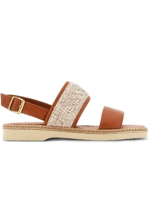Hogan H660 woven leather sandals