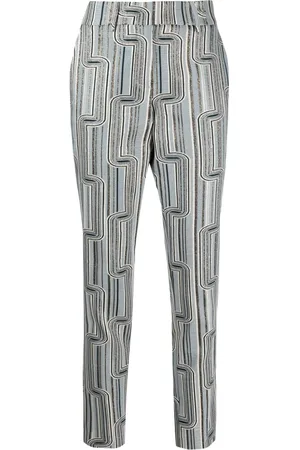 Paule Ka Lurex-detail jacquard trousers