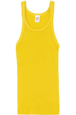 RE/DONE Round-neck cotton tank top