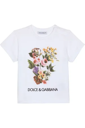 Dolce & Gabbana Floral-print cotton T-shirt
