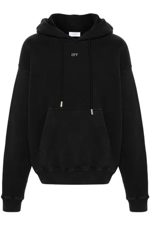 OFF-WHITE Stamp Mary cotton hoodie