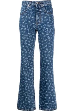 Molly Goddard Dorianna mid-rise straight-leg jeans