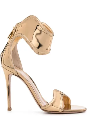 Gianvito Rossi Lucrezia 105mm metallic sandals