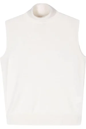 Rohe Funnel-neck knitted top