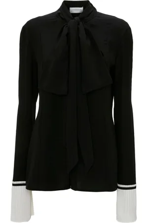 Victoria Beckham Pleat-detail silk blouse